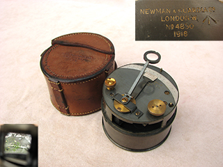 WW1 Newman & Guardia military pocket sextant dated 1918